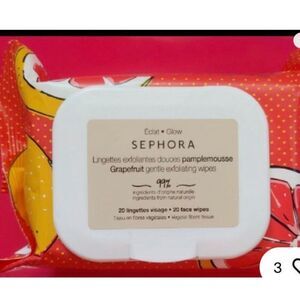 Sephora Grapefruit Cleaning Wipes 20 Pack X 2 Packages